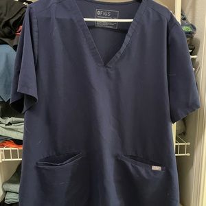 womens figs scrub top